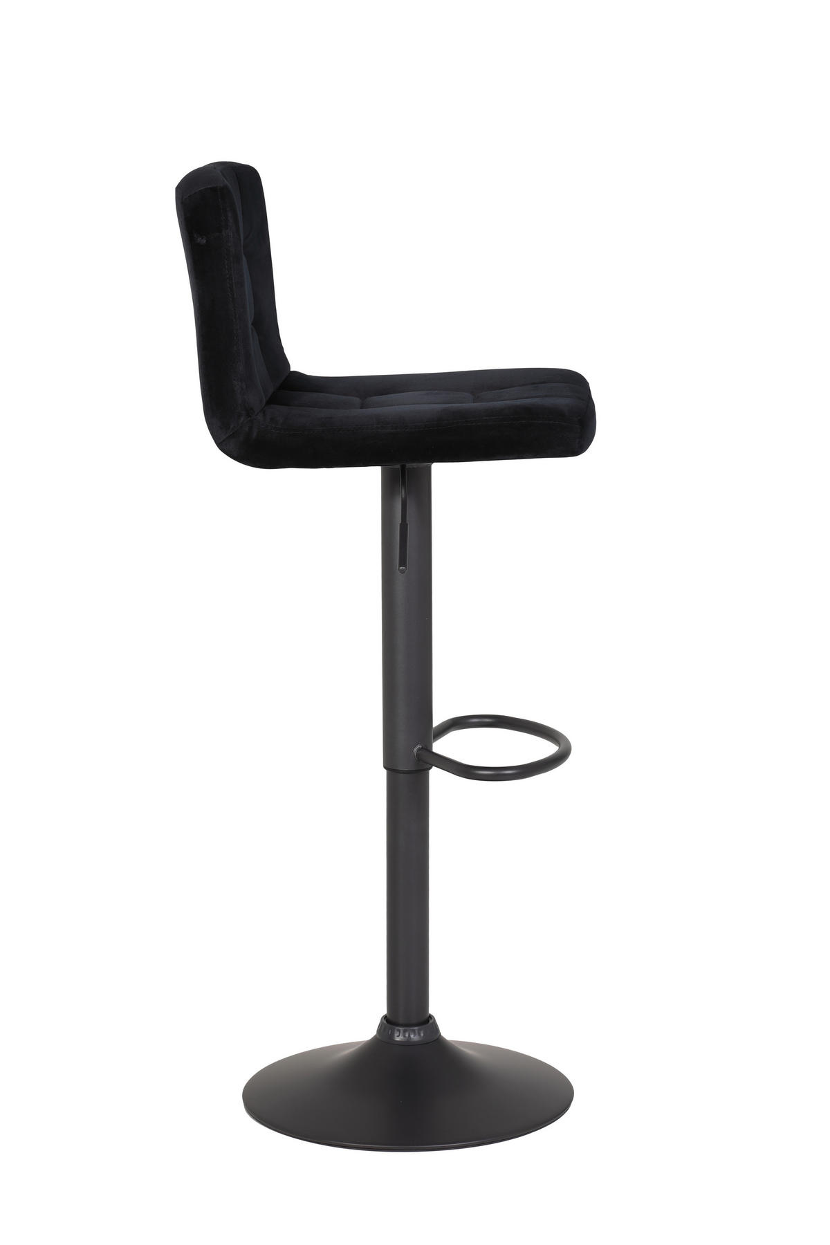 BARHOCKER-SET in Schwarz  - Dunkelgrau/Schwarz, MODERN, Textil/Metall (40/85/48cm) - MID.YOU