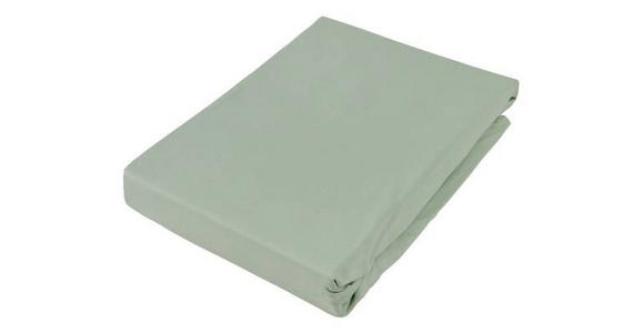 BOXSPRING-SPANNLEINTUCH 180/220 cm Jersey - Grün, KONVENTIONELL, Textil (180/220cm) - Novel