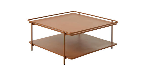 COUCHTISCH - Terracotta, Basics, Metall (75/75/34,3cm) - Xora