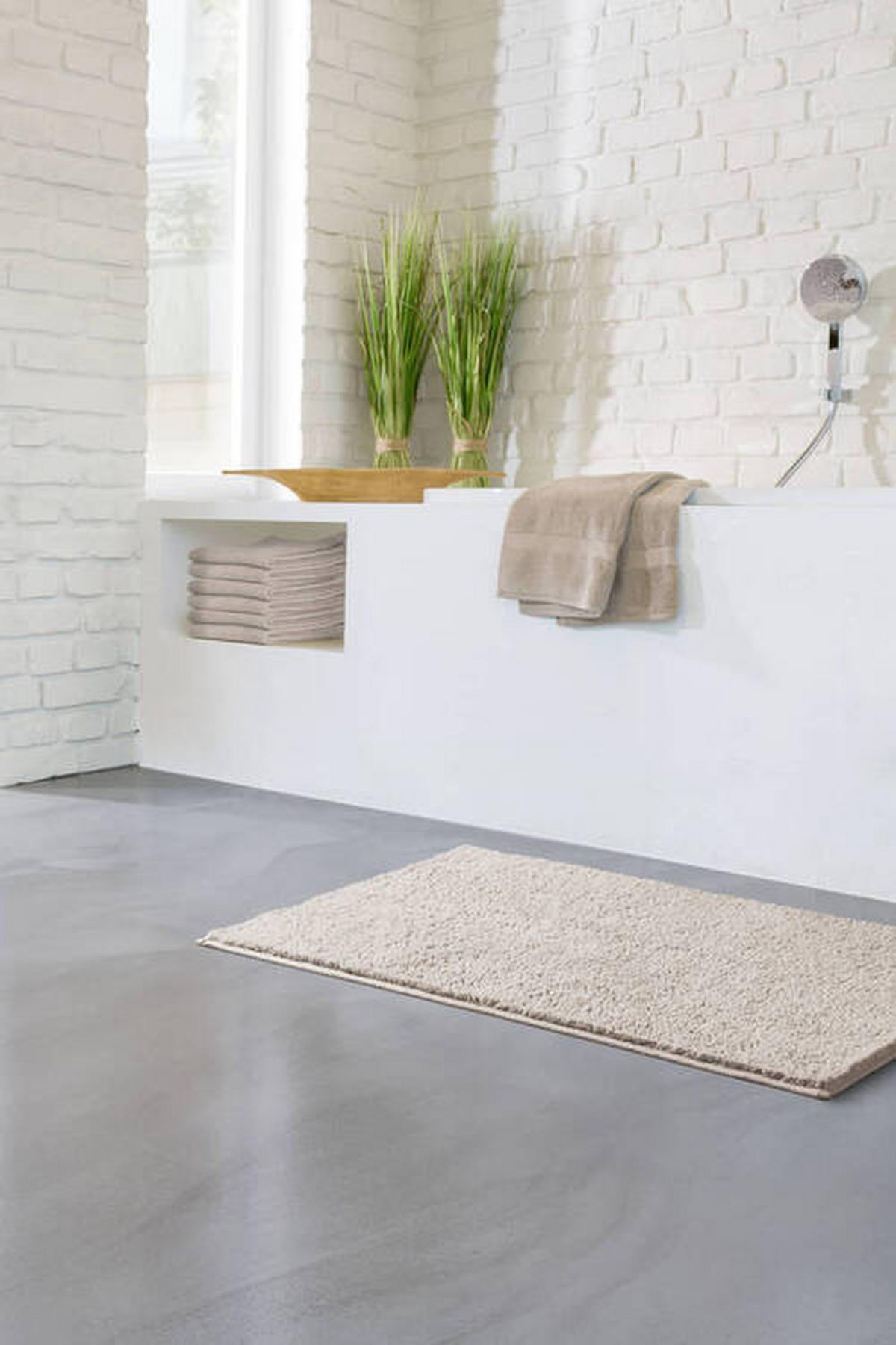 KOBEREC DO KOUPELNY, 60/90 cm - přírodní barvy, Basics, textil/plast (60/90cm) - Grund