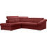 WOHNLANDSCHAFT in Leder Rot - Chromfarben/Rot, KONVENTIONELL, Leder (217/261cm) - Welnova WOHNLANDSCHAFT in Leder Rot - Chromfarben/Rot, KONVENTIONELL, Leder (217/261cm) - Welnova