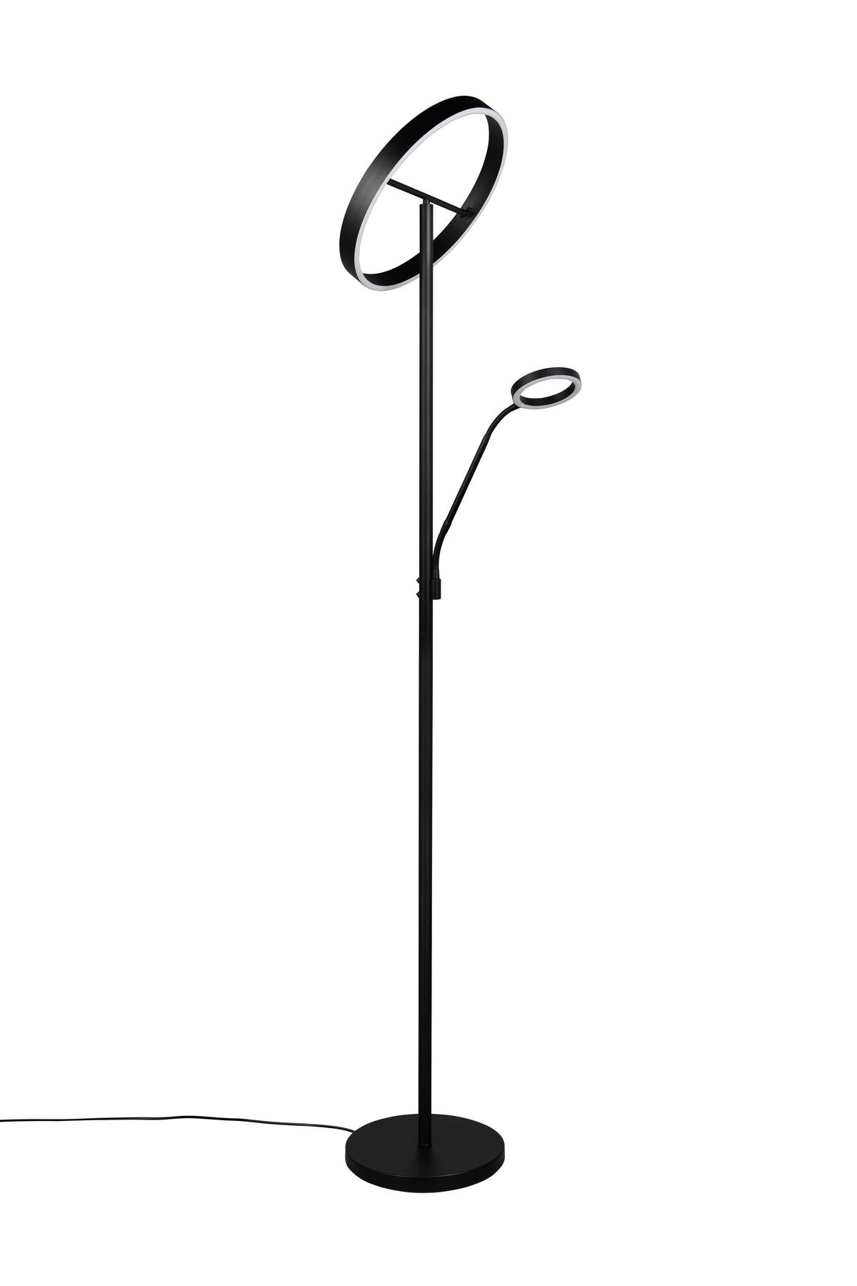 LED-STEHLEUCHTE - Schwarz, Design, Metall (40/180cm) - Trio Leuchten