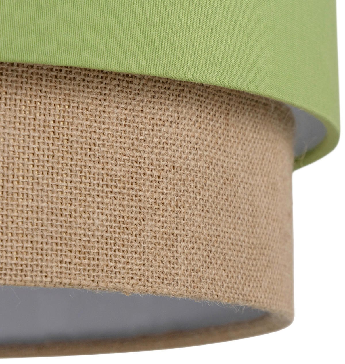 HÄNGELEUCHTE 45/120 cm  - Salbeigrün/Naturfarben, Trend, Kunststoff/Textil (45/120cm) - Collett's Monde
