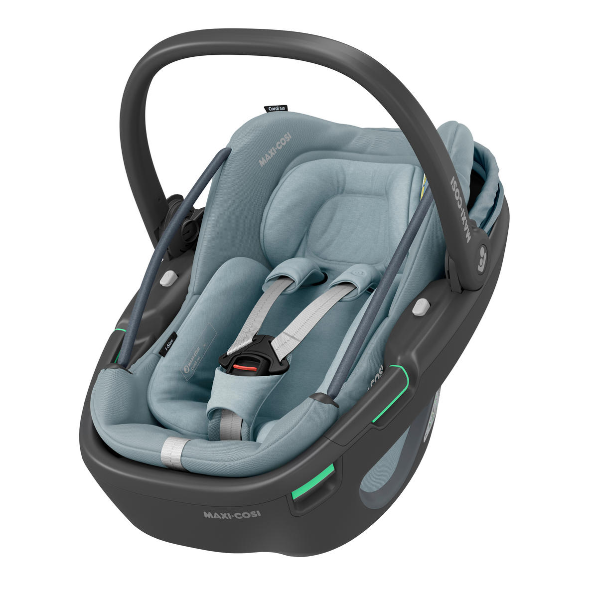 AUTO-SEDIŠTE ZA BEBE  Coral 360  - svetlosiva/crna, Osnovno, tekstil/metal (44/58/68cm) - Maxi-Cosi