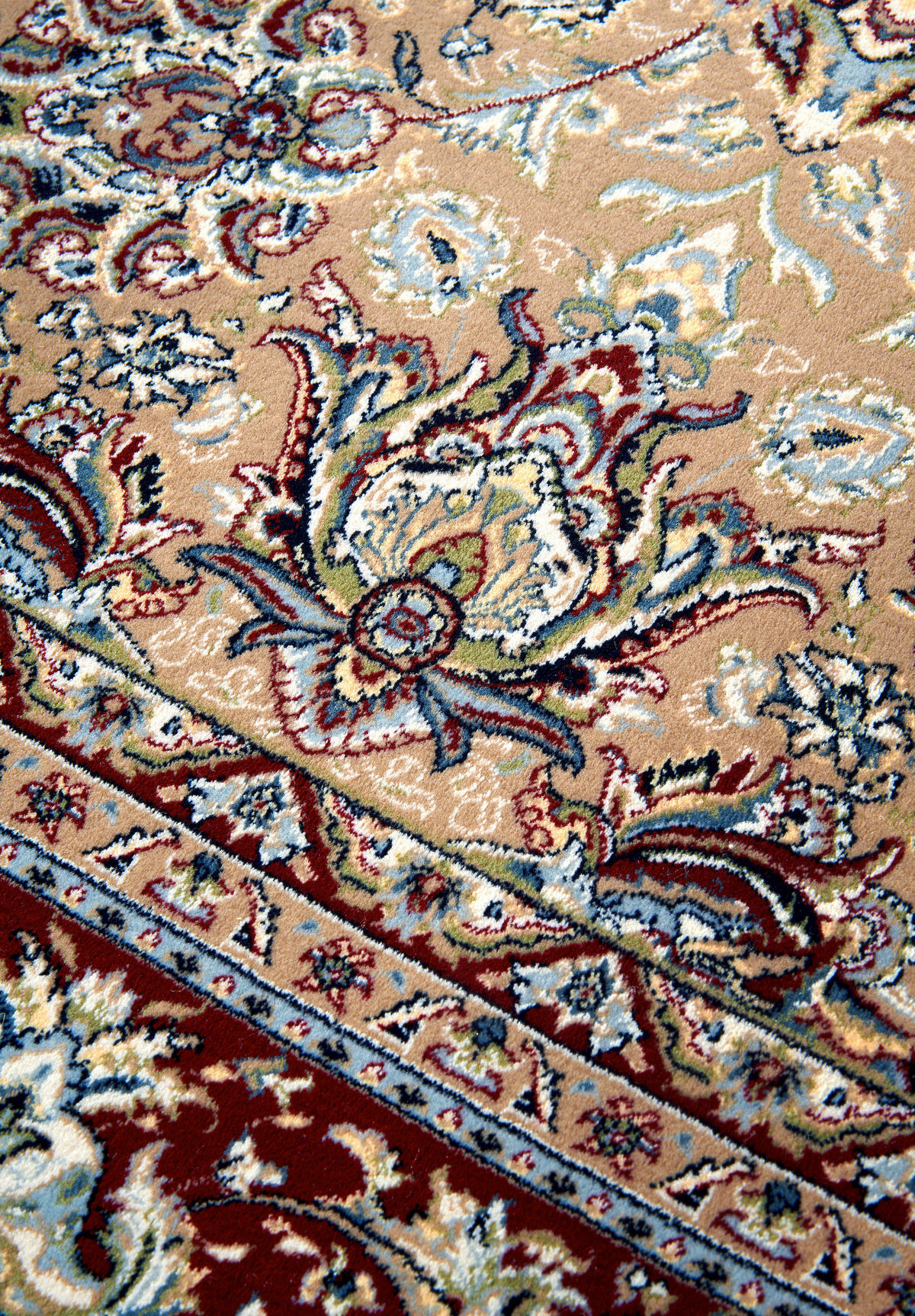 FLACHWEBETEPPICH 128/190 cm Kollektion 1870 Bordeaux, Beige  - Bordeaux/Beige, Design, Kunststoff/Textil (128/190cm) - Villeroy & Boch