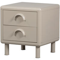 NACHTTISCH 42/45/42 cm  - Sandfarben, Design, Metall (42/45/42cm) - Livetastic
