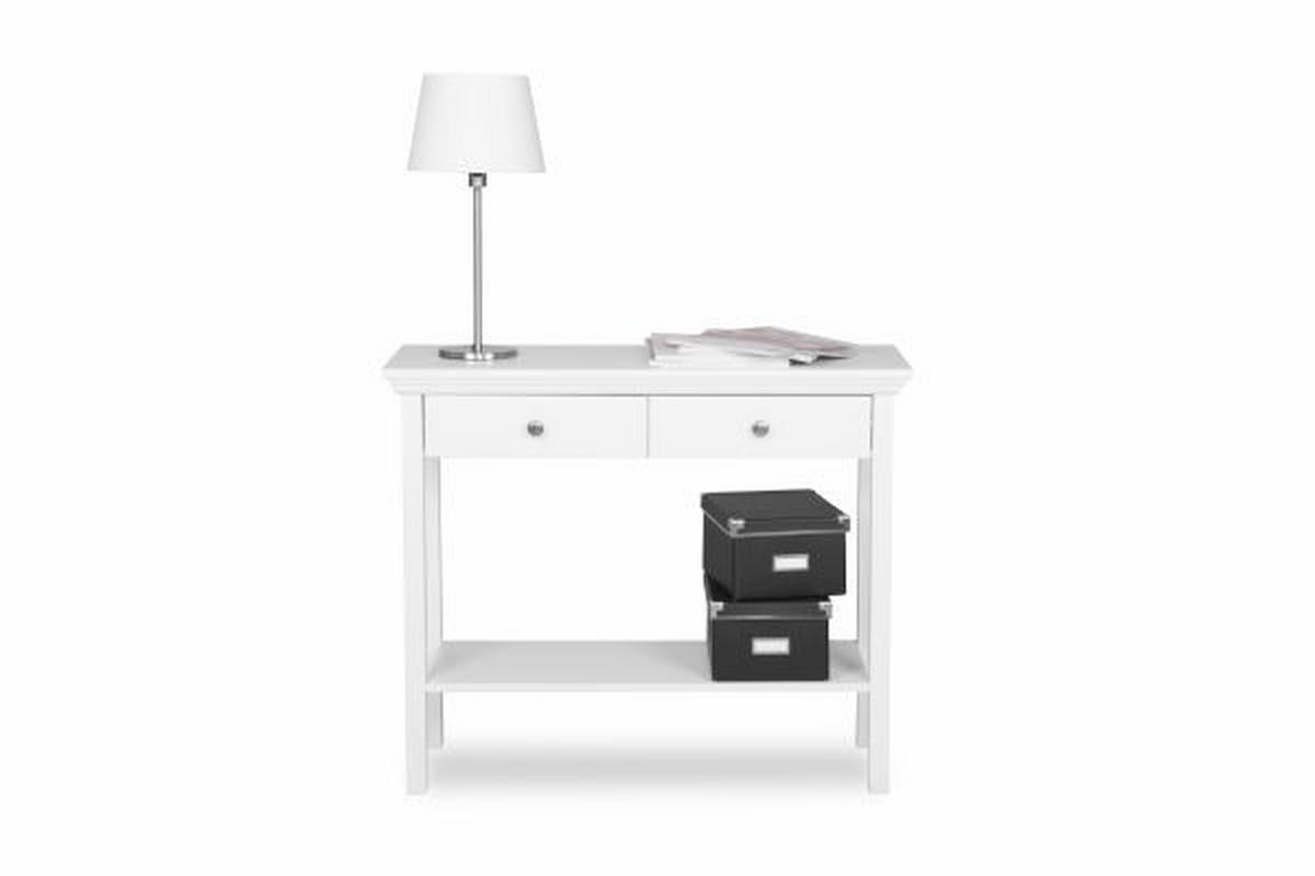 KONZOLA   90/75/35 cm   bijela  drvni materijal  - bijela, Lifestyle, drvni materijal (90/75/35cm) - Landscape