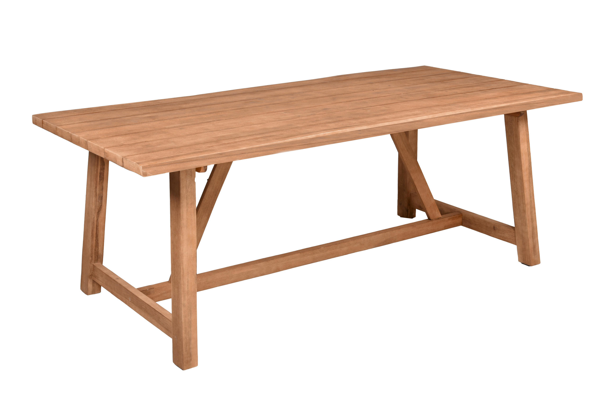GARTENTISCH 200/100/75 cm  - Braun, Basics, Holz (200/100/75cm) - Gardenson