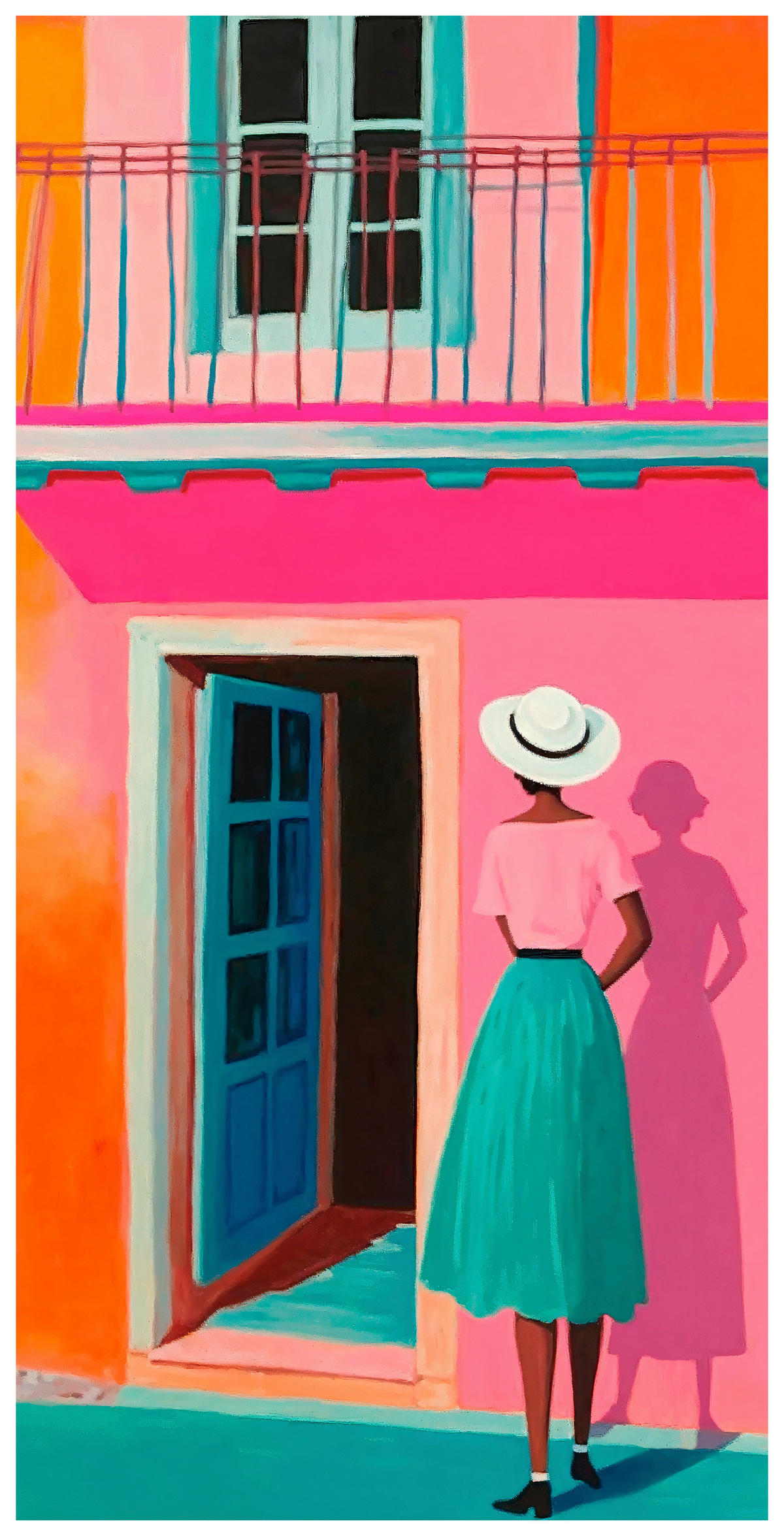 KUNSTDRUCK 20/40 cm  - Multicolor, Design, Holzwerkstoff/Textil (20/40cm) - Monee