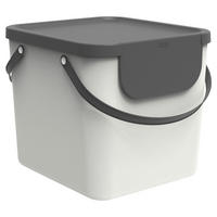 SZEMETES 40 l  - fehér, Basics, műanyag (40/35,5/34cm) - Rotho