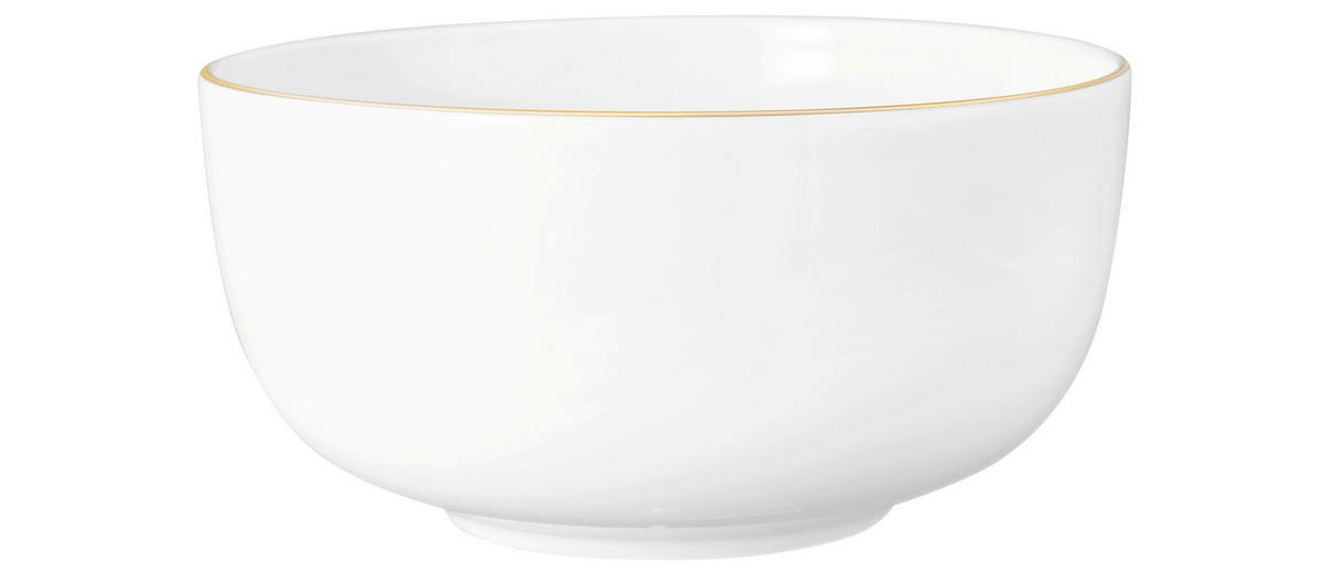 MISKA porcelán keramika 17,5 cm - biela/zlatá, Basics, keramika (17,5cm) - Seltmann Weiden