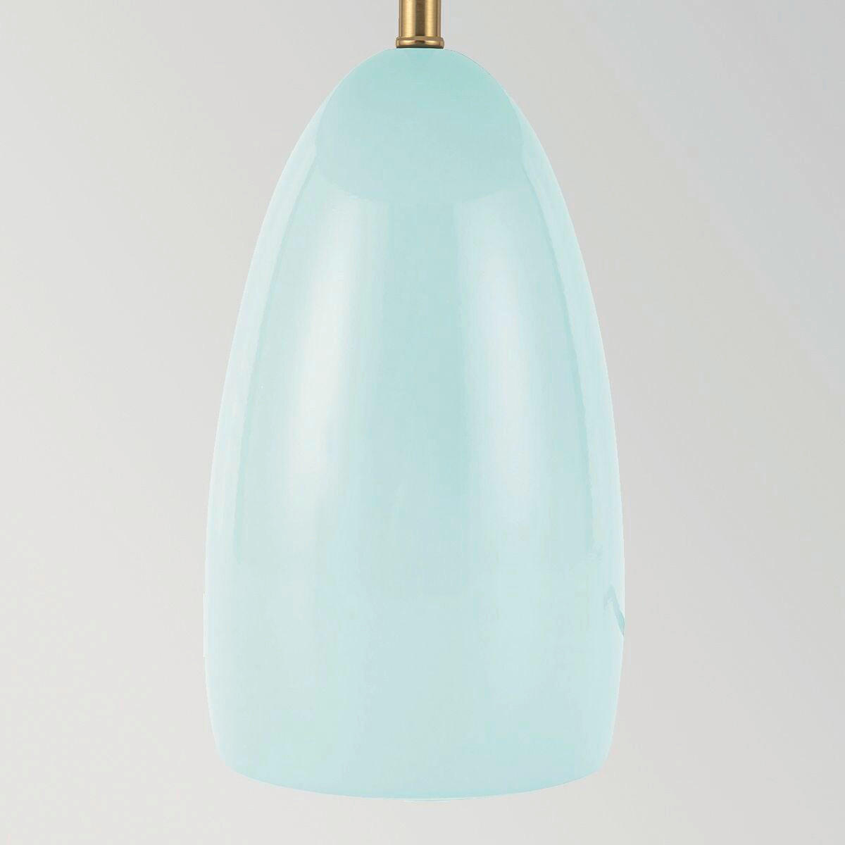 LED-TISCHLEUCHTE Alora Mood 30,5/35,2 cm  - Hellblau, Design, Metall (30,5/35,2cm) - Elstead Lighting
