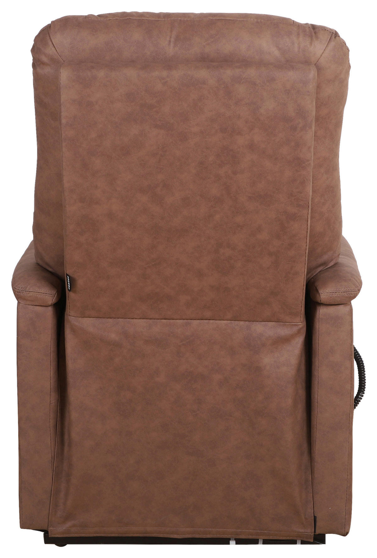 TELEVIZNÍ KŘESLO, kov, textil, hnědá - černá/hnědá, Konvenční, kov/textil (75/111/93cm) - Cantus