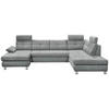 WOHNLANDSCHAFT in Webstoff Hellgrau  - Hellgrau, Modern, Kunststoff/Textil (177/349/233cm) - MID.YOU