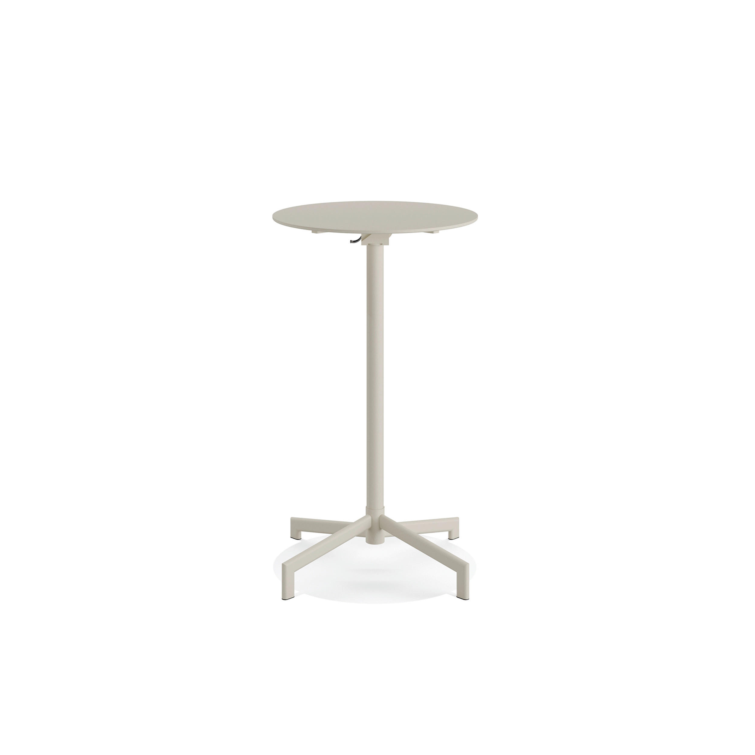 GARTEN-BARTISCH in Metall   - Beige, Basics, Metall (60/74/102/60cm) - Gardenson