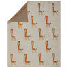 SCHMUSEDECKE GIRAFFE  80/100 cm  - Orange/Weiß, Trend, Textil (80/100cm) - Avelia