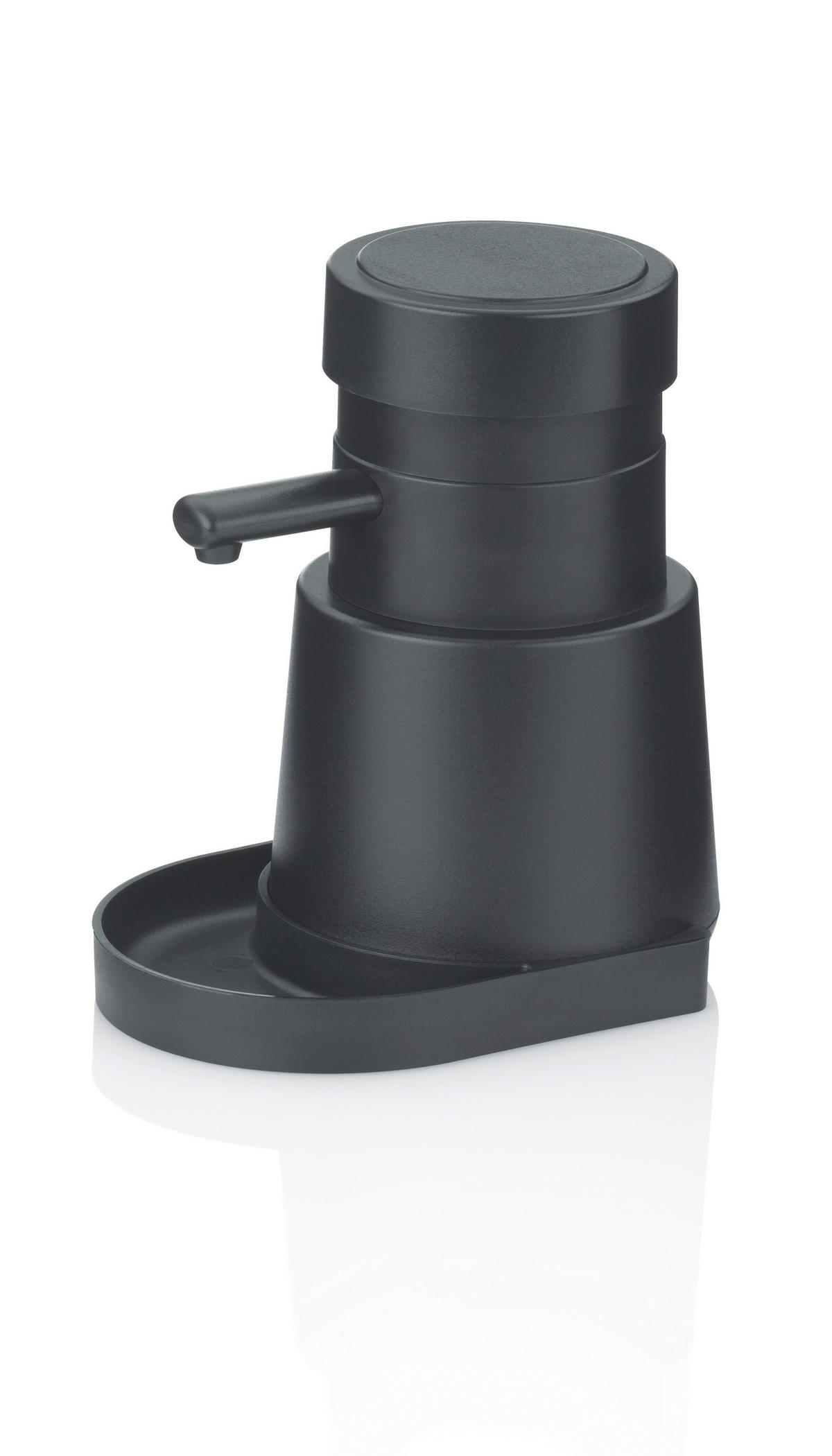 DOZATOR ZA DEZINFEKCIJU RUKU  tamnosiva  plastika  - tamnosiva, Osnovno, plastika (300ml) - Kela