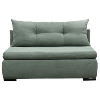 SCHLAFSOFA  mit Liegefunktion Cord Grün  - Schwarz/Grün, Design, Kunststoff/Textil (154/93/85cm) - MID.YOU