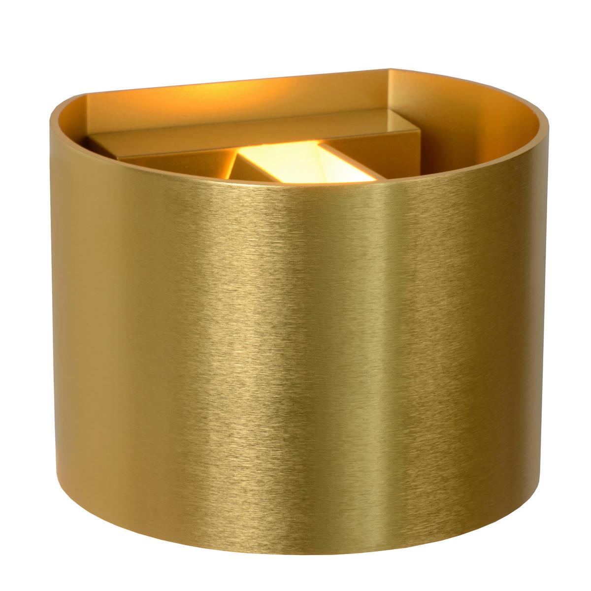 LED-WANDLEUCHTE Xio 11/13/9.7 cm   - Messingfarben, Design, Metall (11/13/9.7cm) - Lucide
