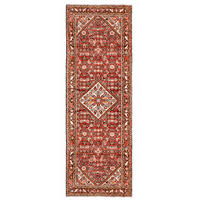 ORIENTALSKA PREPROGA HAMEDAN  110/300 cm   rdeča  - rdeča, Konvencionalno, tekstil (110/300cm) - Cazaris