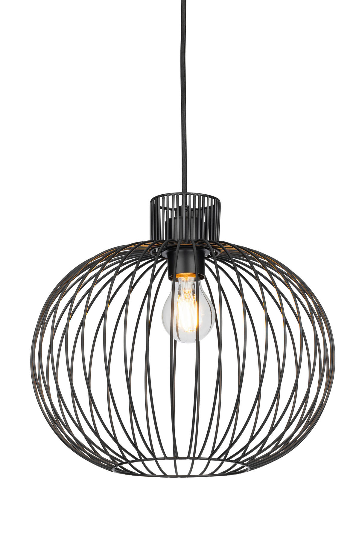 HÄNGELEUCHTE 35/150 cm  - Schwarz, Trend, Metall (35/150cm) - Collett's Monde