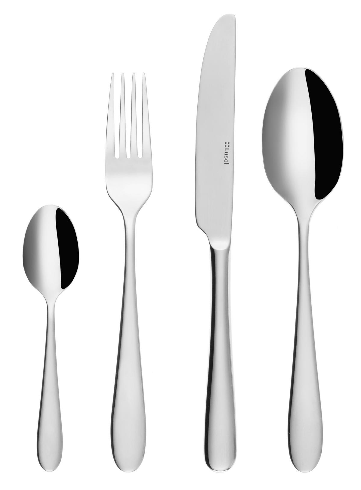 BESTECK-SET 42-teilig   - Basics, Metall - Sola