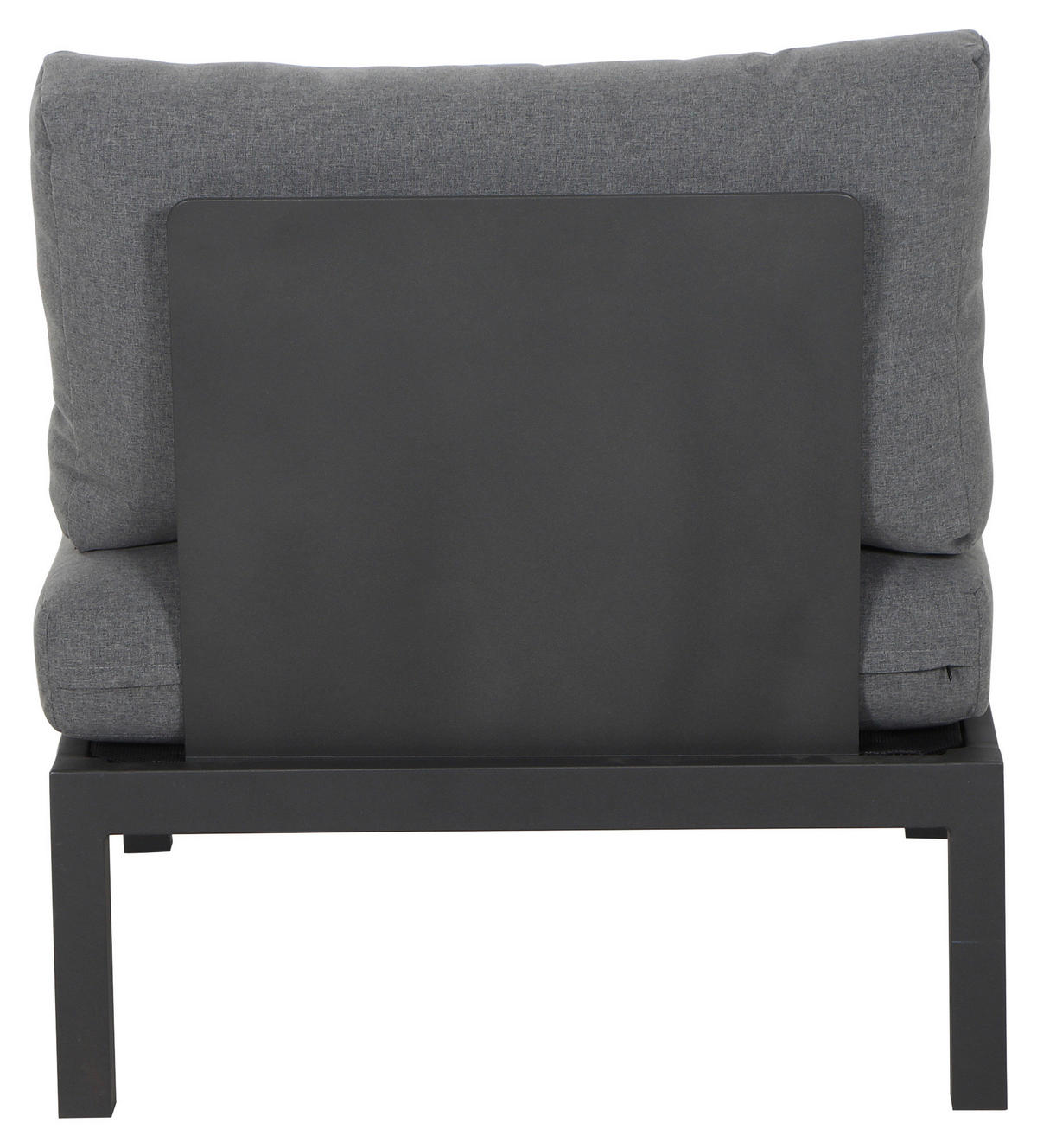 LOUNGESESSEL Anthrazit Aluminium  - Anthrazit, MODERN, Metall (70/70/84cm) - Siena Garden