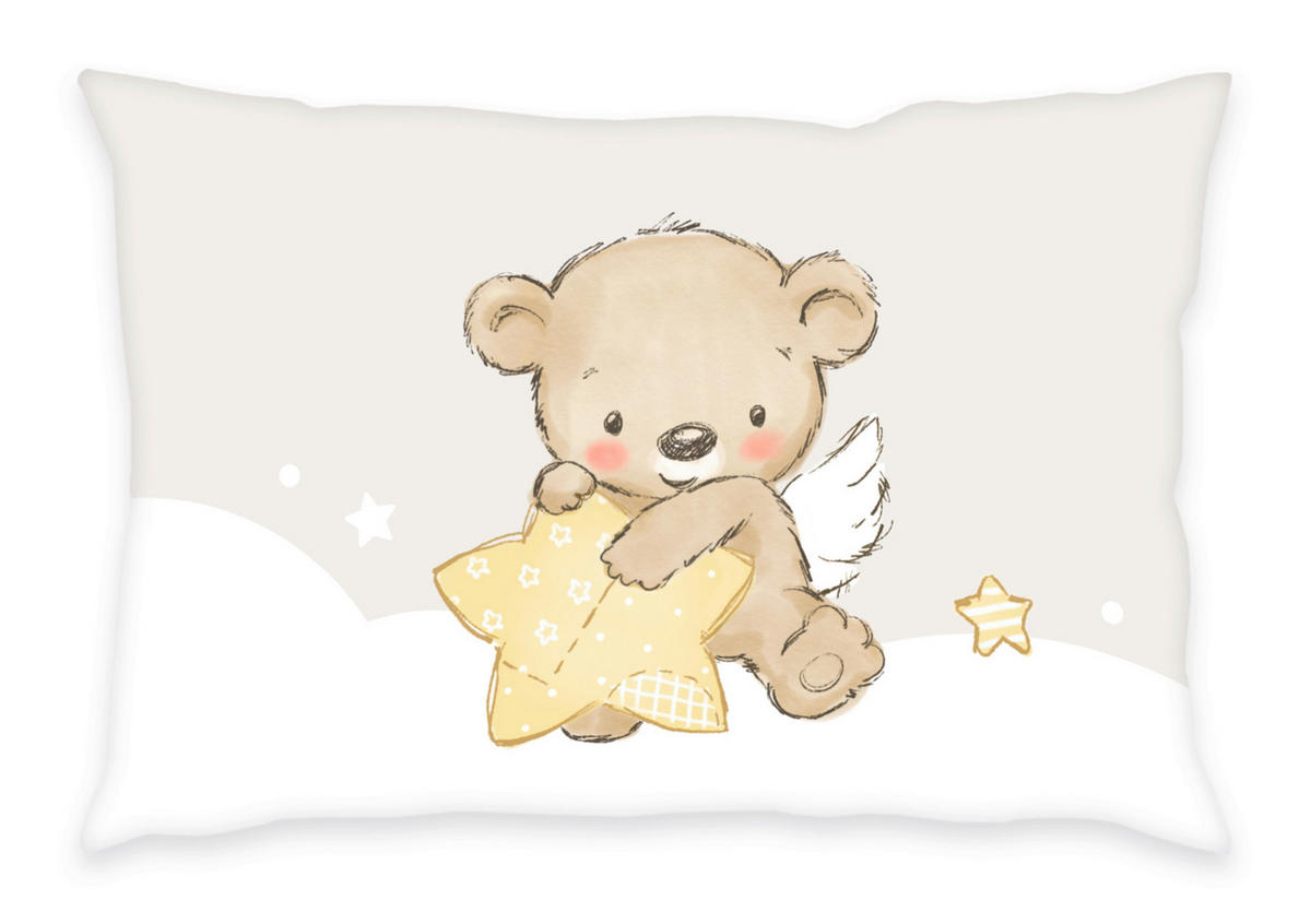 BABYBETTWÄSCHE 100/135 cm  - Gelb/Beige, KONVENTIONELL, Textil (100/135cm)