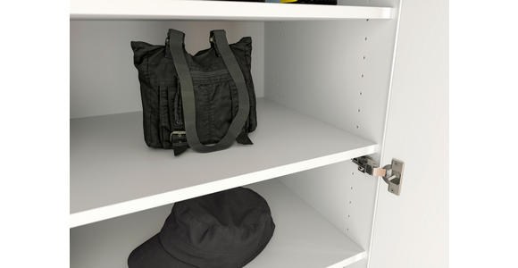 GARDEROBE  in 216/200/47 cm  - Weiß/Eiche Artisan, MODERN, Glas/Holzwerkstoff (216/200/47cm) - Voleo