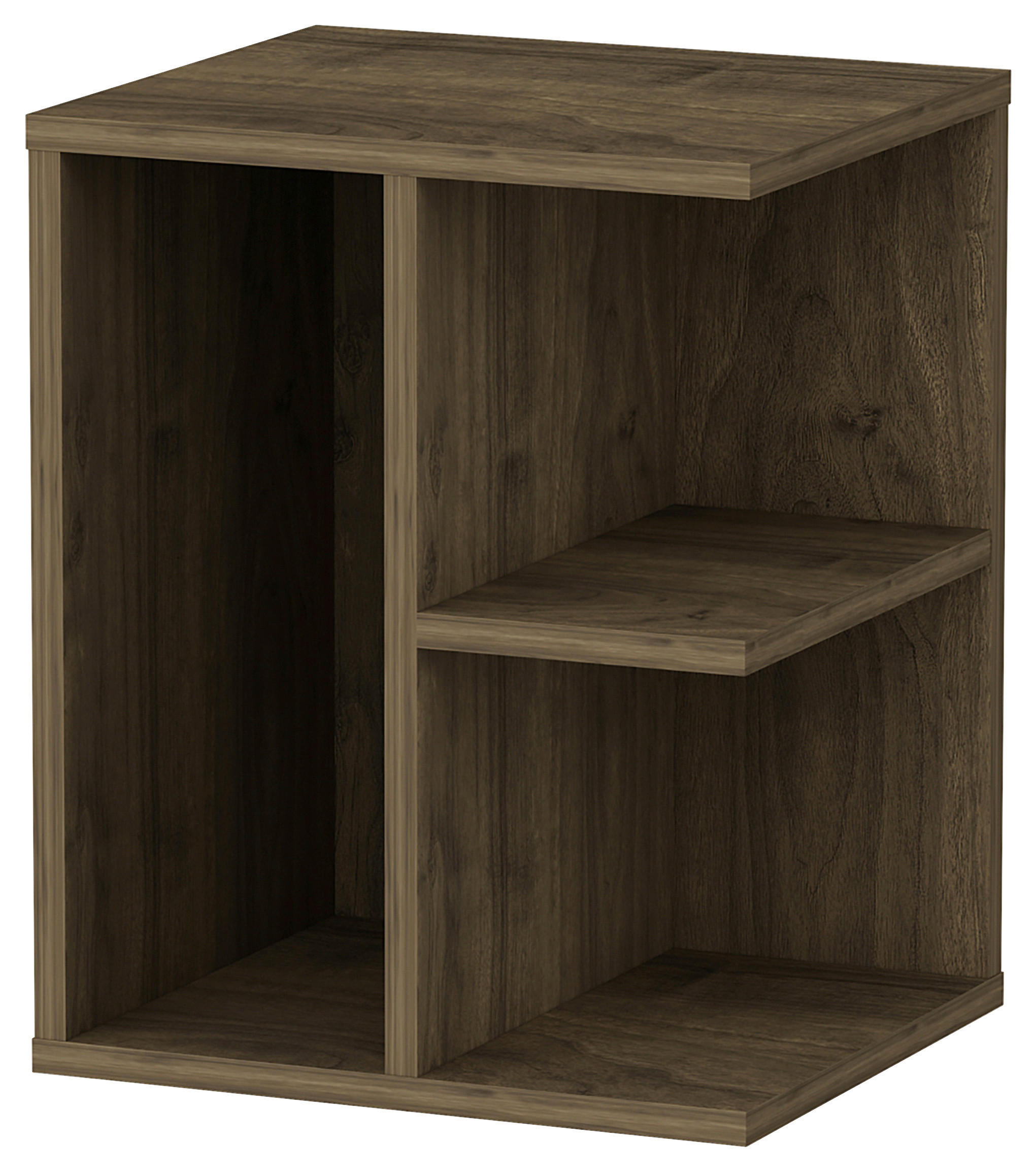 NACHTTISCH 40/50/39,6 cm  in Walnussfarben  - Walnussfarben, Design, Holzwerkstoff (40/50/39,6cm) - MID.YOU