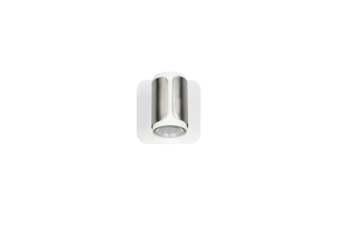 STRAHLER 12/12/16,5 cm   - Weiß/Nickelfarben, KONVENTIONELL, Metall (12/12/16,5cm) - Trio Leuchten