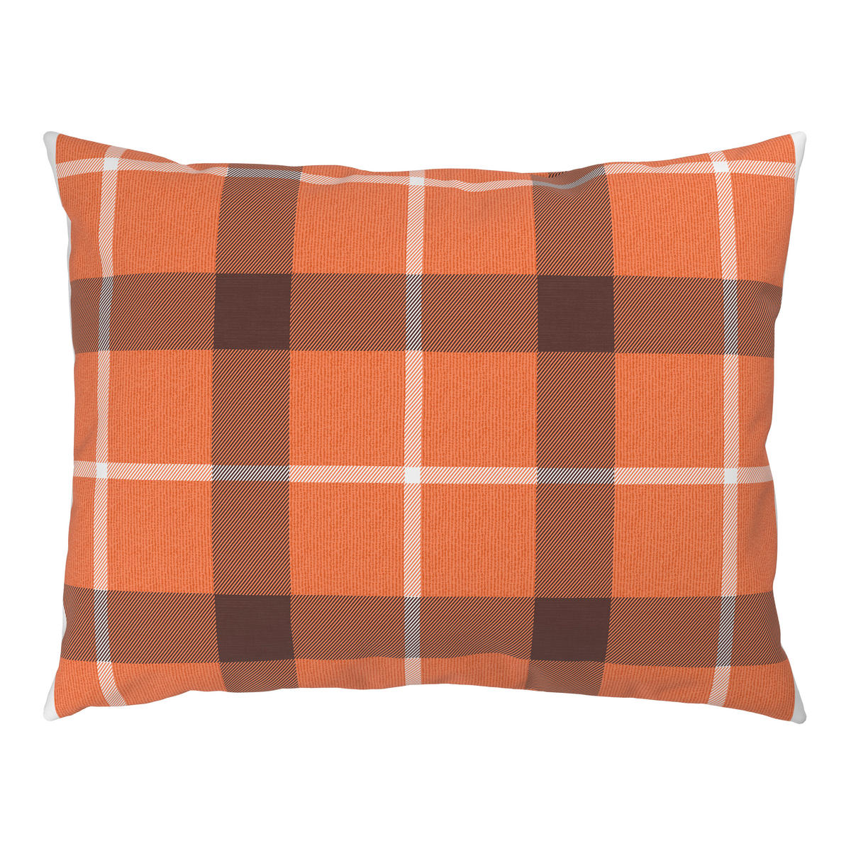 POSTELJNINA TERNET 200/200 cm flanela rjava, oranžna  - oranžna/rjava, Konvencionalno, tekstil (200/200cm) - Esposa