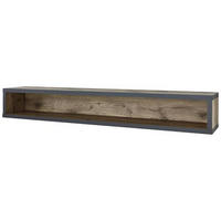 WANDBOARD  156/22,4/25 cm  - Eichefarben/Dunkelgrau, Design, Holzwerkstoff (156/22,4/25cm) - Xora