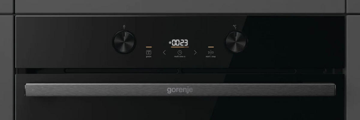 BACKOFENSET BSET015DG  - Schwarz, Basics, Glas/Kunststoff (59,5/59,5/56,4cm) - Gorenje