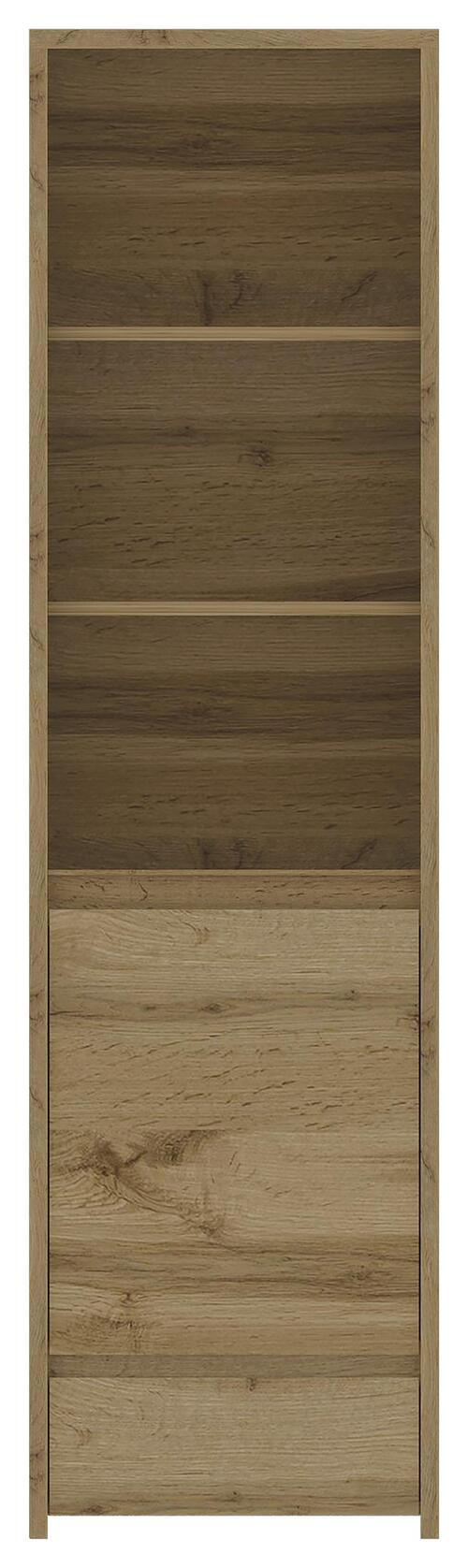 REGÁL, farby dubu, 57/210/40 cm - farby dubu, Basics, kompozitné drevo/plast (57/210/40cm)