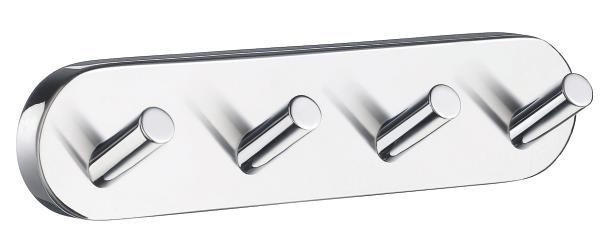 SUPORT PROSOP BAIE - culoare crom, Basics, metal (17,8/4/3,9cm) - Smedbo
