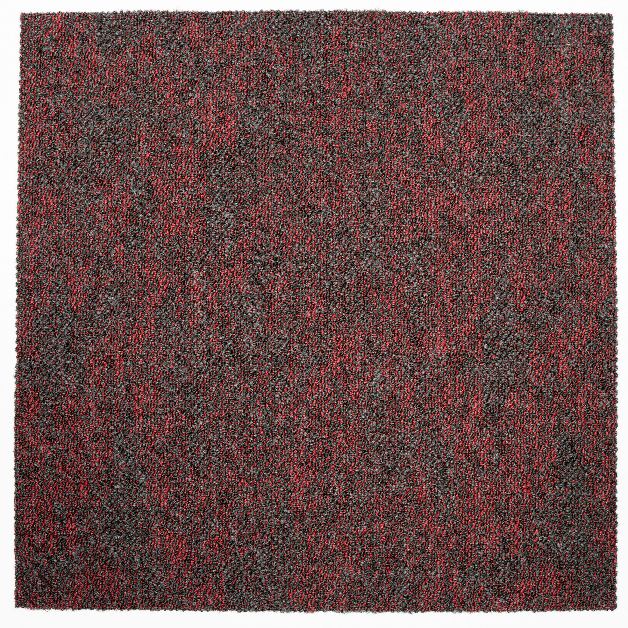 TEPPICHFLIESE 50/50 cm  in Rot  - Rot, Basics, Textil (50/50cm)