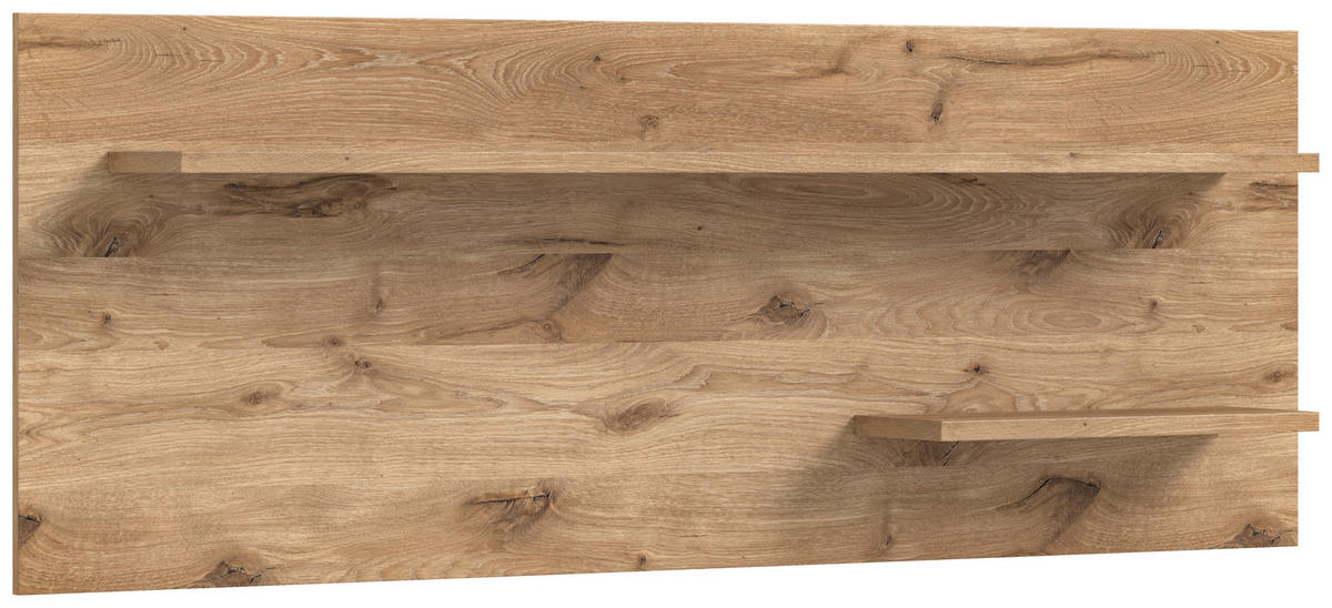 WANDBOARD in 160/60/20 cm Anthrazit  - Anthrazit, Natur, Holzwerkstoff (160/60/20cm) - MID.YOU