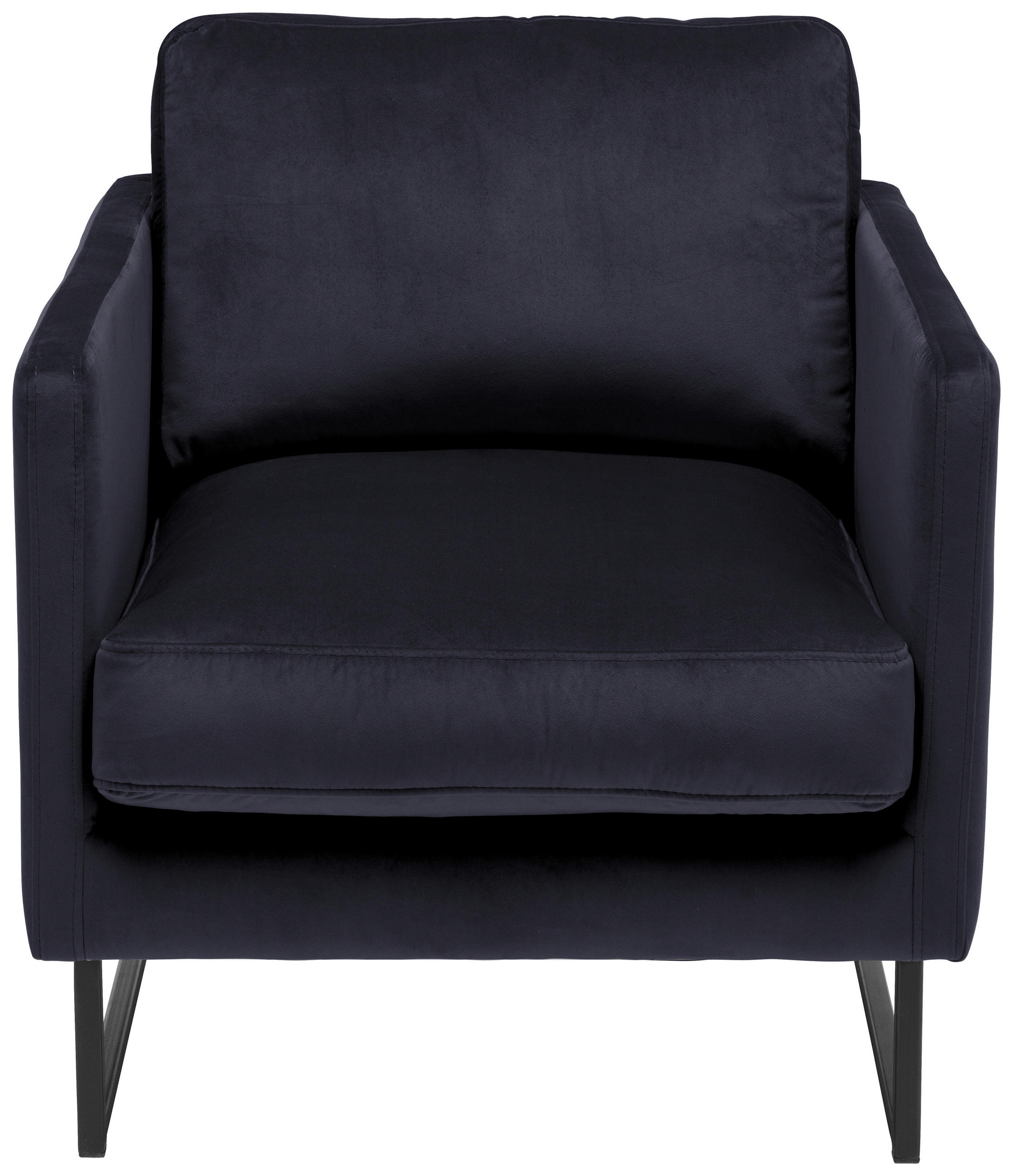 Thumbnail - Carryhome Sessel, Schwarz, Textil, Füllung: Silikon, 72x78x84 cm, Made in EU, Stoffauswahl, Wohnzimmer, Sessel, Polsters...