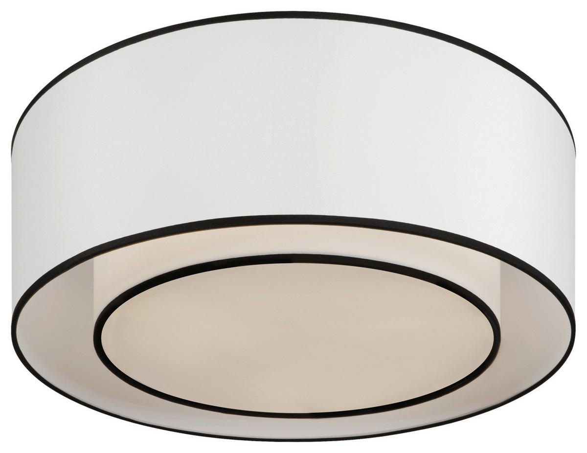 TAKLAMPA 60 W  - vit, Basics, metall/textil (52/18/52cm) - MAYTONI