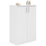 KOMMODE  in 72/110/36 cm  - Silberfarben/Schwarz, KONVENTIONELL, Holzwerkstoff/Kunststoff (72/110/36cm) - Xora