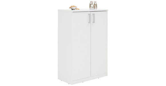 KOMMODE , 72/110/36 cm,  - Silberfarben/Schwarz, Basics, Holzwerkstoff/Kunststoff (72/110/36cm) - Xora