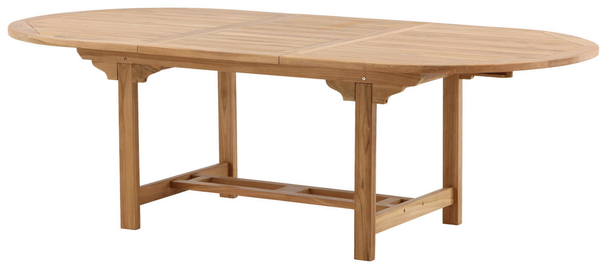 GARTENTISCH 180/120/75 cm  - Teakfarben, KONVENTIONELL, Holz (180/120/75cm) - Gardenson