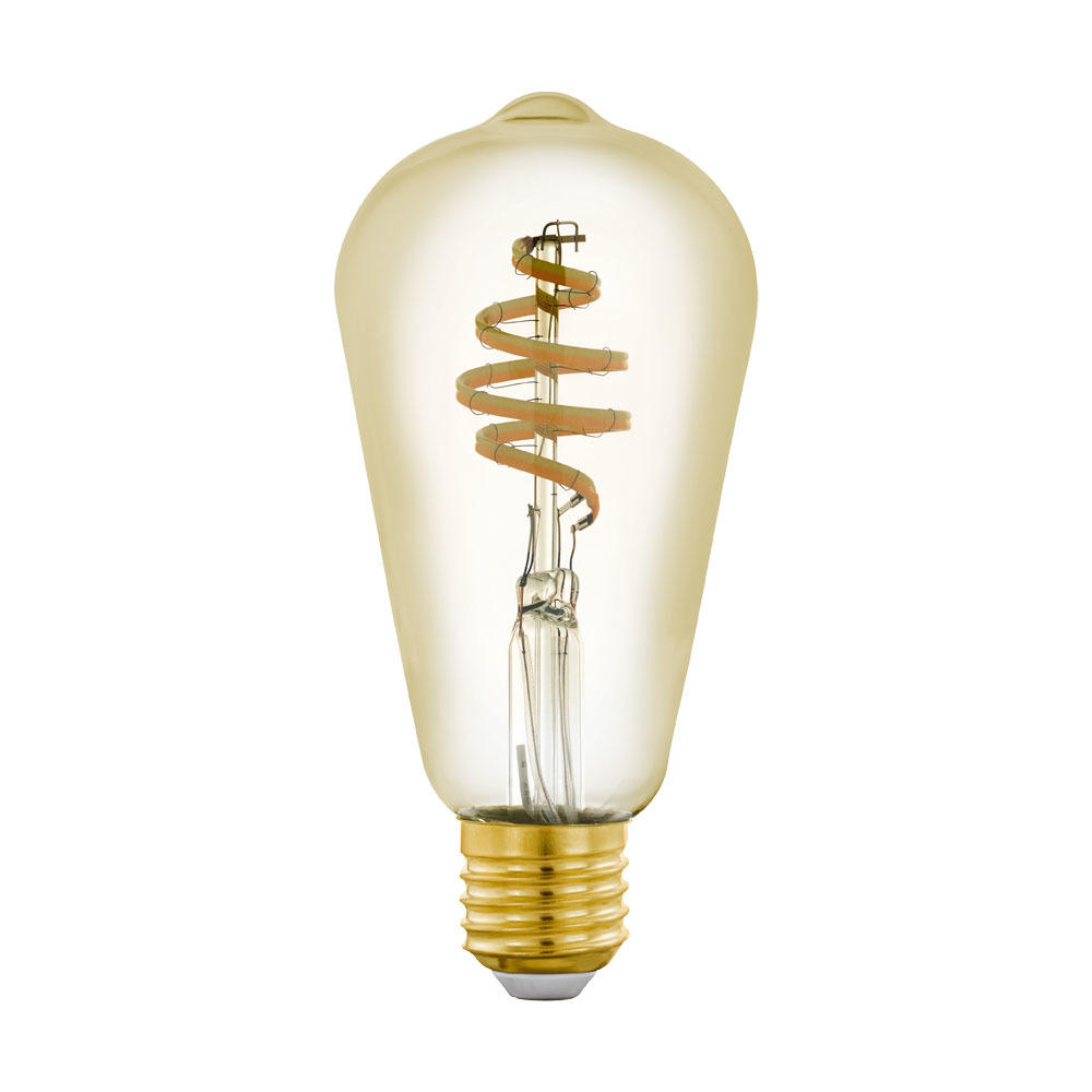 LED-LEUCHTMITTEL E27  - Goldfarben, Basics, Glas (14,2cm) - Eglo