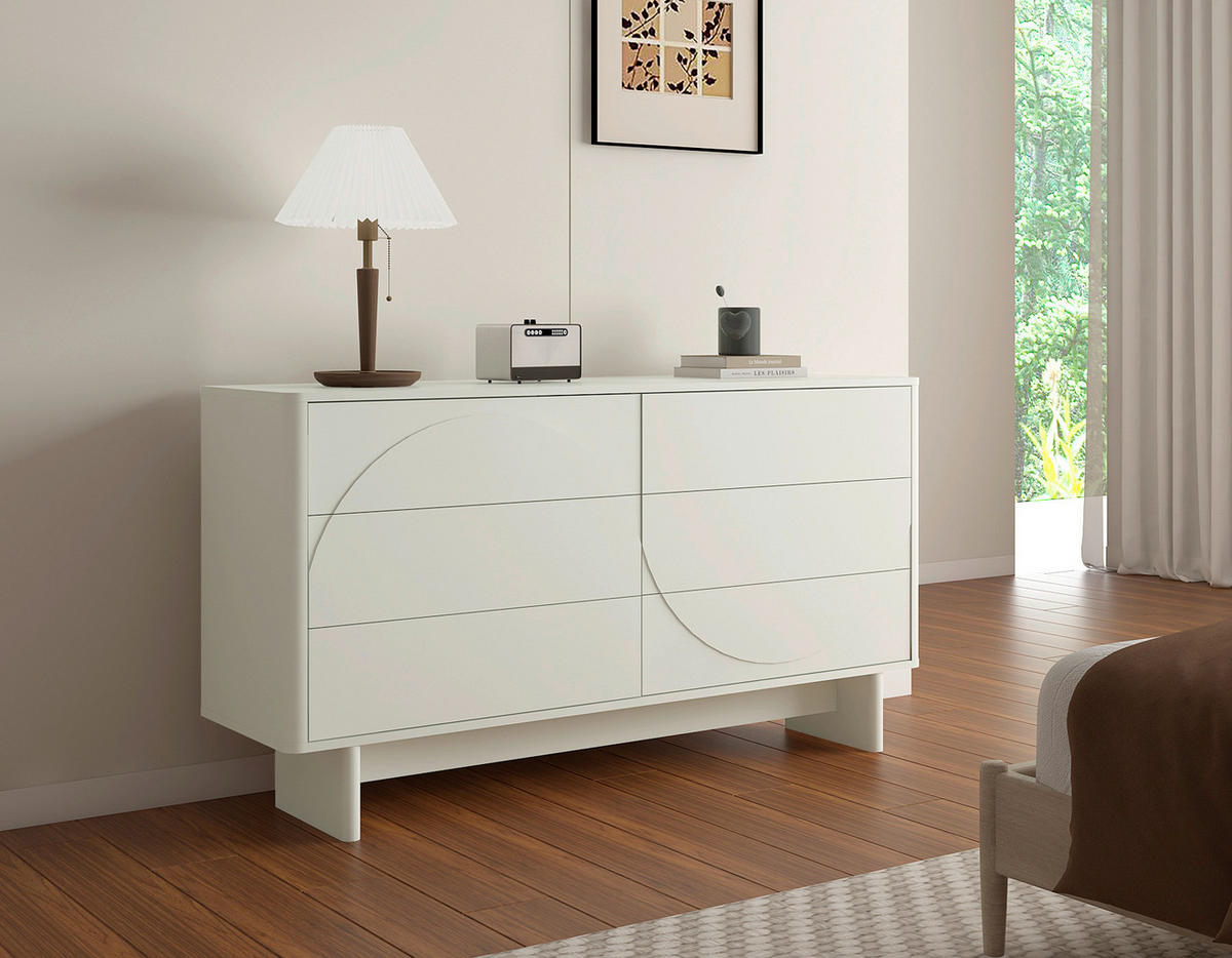 SIDEBOARD  150/80/40 cm 6 Schublade(n)  - Kaschmir, Design, Holzwerkstoff (150/80/40cm) - Xora