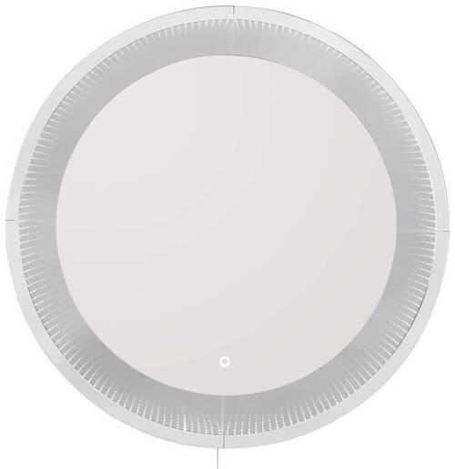 NÁSTĚNNÉ ZRCADLO 100/100/5 cm - barvy stříbra, Design, kompozitní dřevo/sklo (100/100/5cm) - Xora