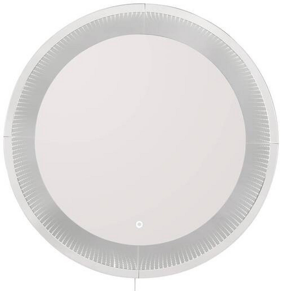 NÁSTENNÉ ZRKADLO 100/100/5 cm  - strieborná, Design, kompozitné drevo/sklo (100/100/5cm) - Xora
