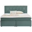 BOXSPRINGBETT 160/200 cm  in Türkis  - Türkis/Schwarz, Design, Holzwerkstoff/Kunststoff (160/200cm) - Xora