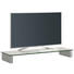 TV-AUFSATZ in Klar, Alufarben - Klar/Alufarben, Basics, Glas/Holzwerkstoff (110/12,2/35cm) TV-AUFSATZ in Klar, Alufarben - Klar/Alufarben, Basics, Glas/Holzwerkstoff (110/12,2/35cm)