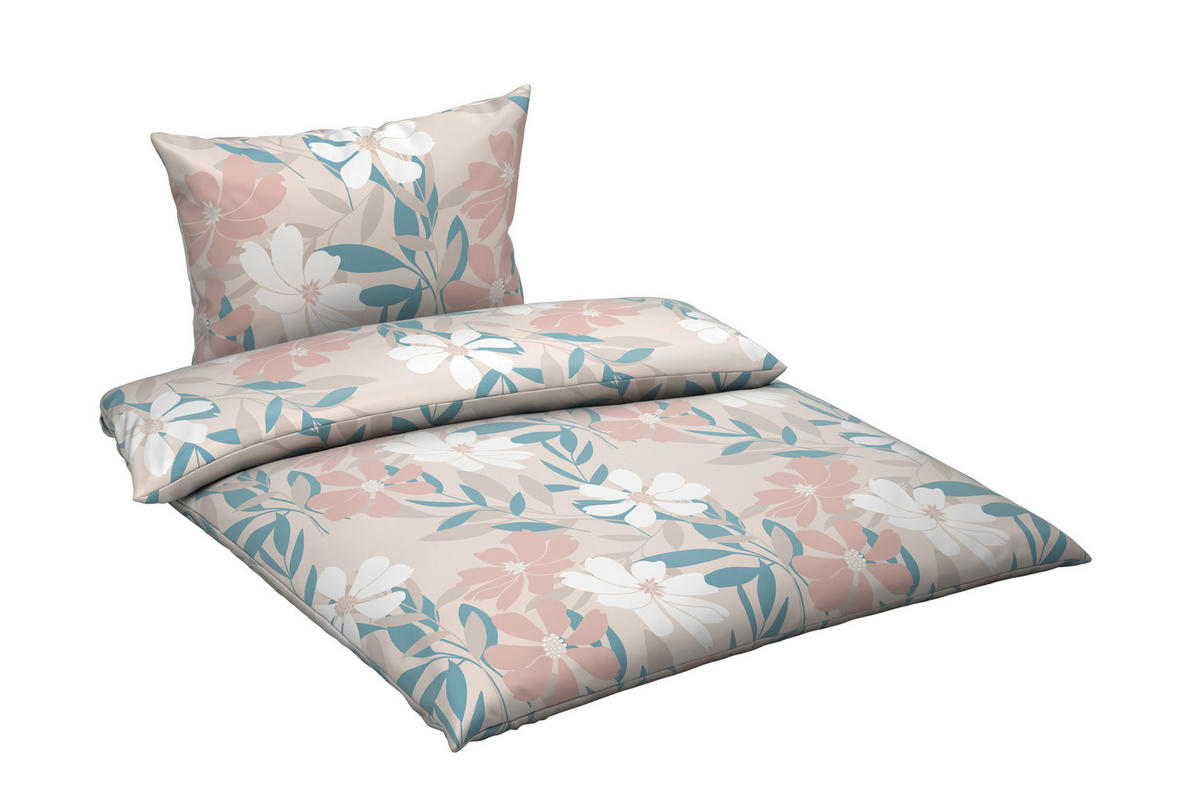 BETTWÄSCHE Mikrofaser 140/200 cm  - Blau/Rosa, Textil (140/200cm) - Boxxx